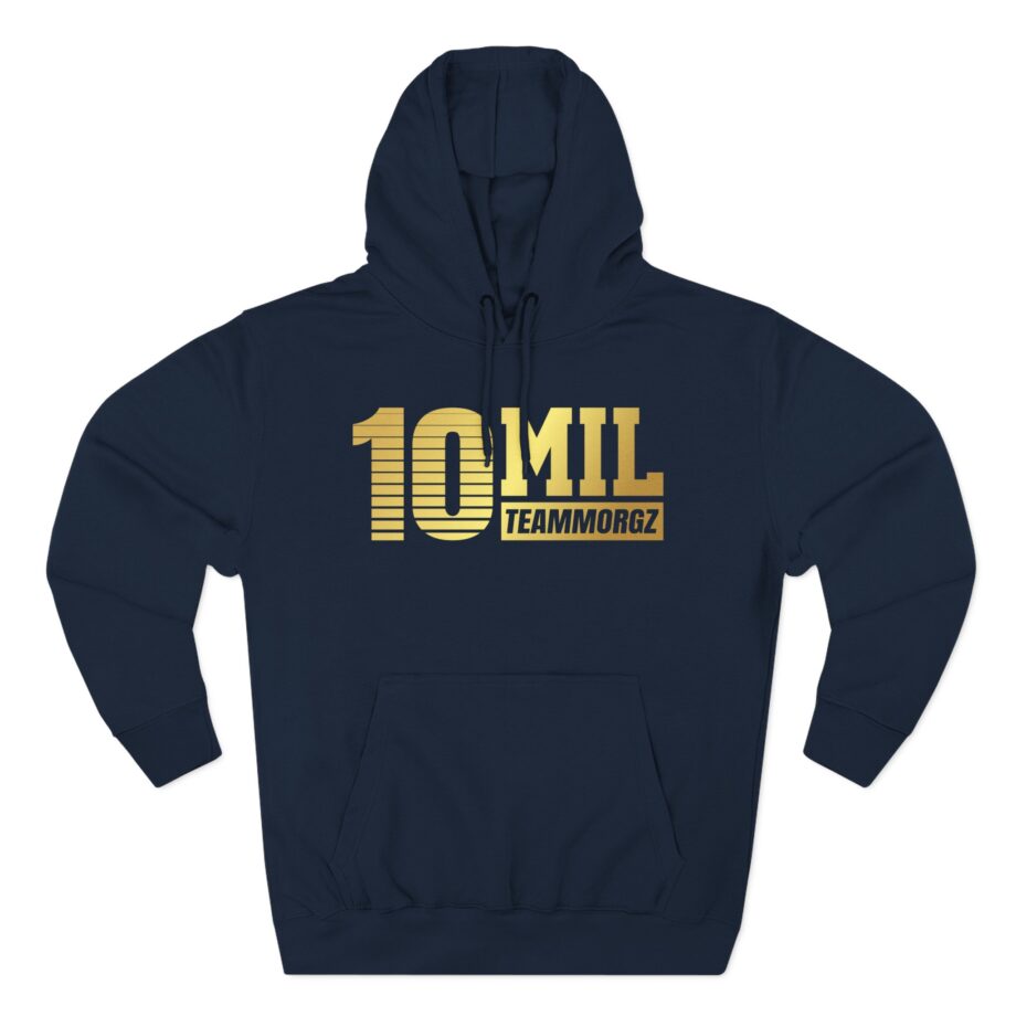 Morgz 10 Million Squad Three-Panel Fleece Hoodie