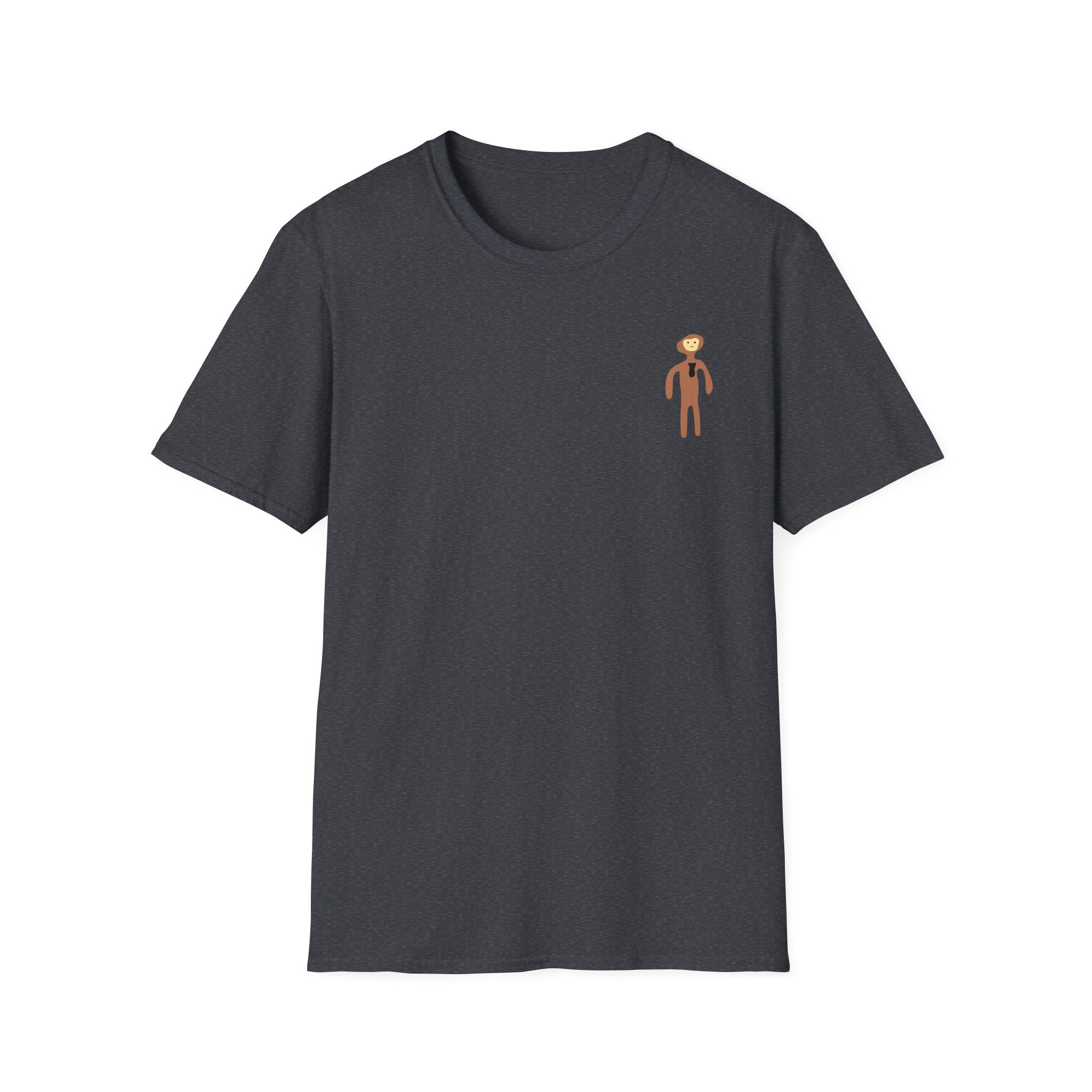 Monke Embroidered Unisex Softstyle T-Shirt