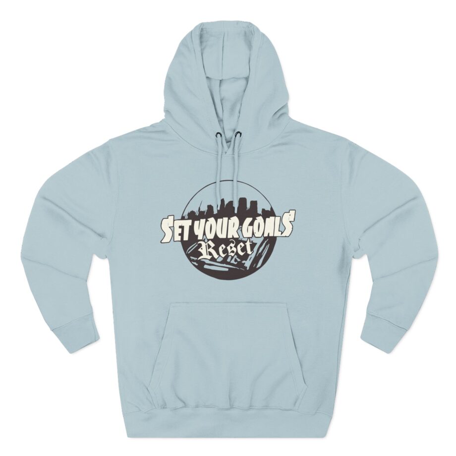 Set Your Goals Reset Three-Panel Fleece Hoodie