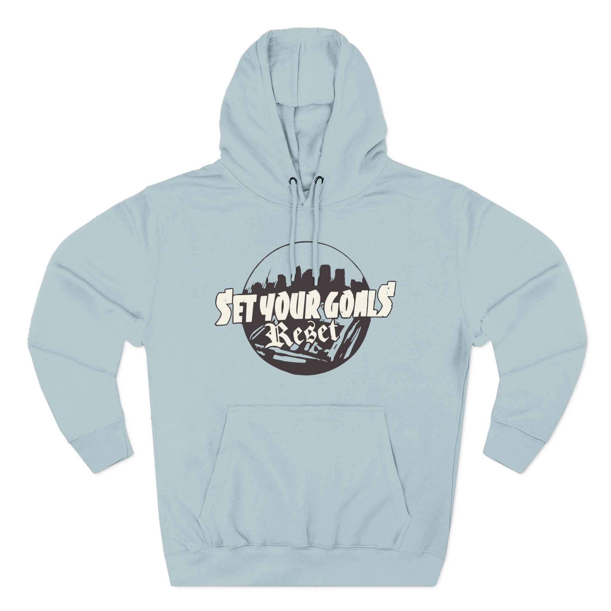 Set Your Goals Reset Three-Panel Fleece Hoodie