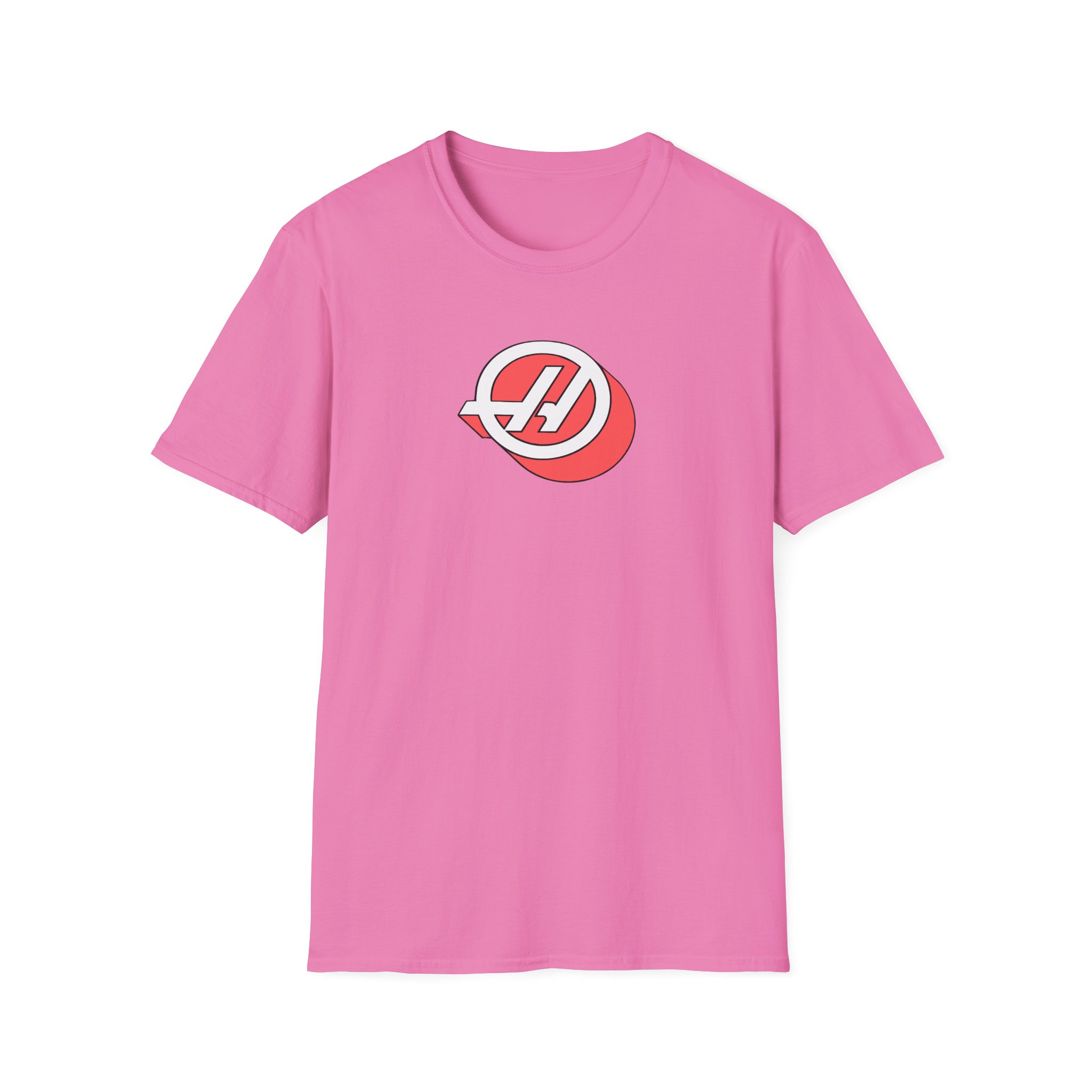 Haas F1 3d Roundel Unisex Softstyle T-Shirt