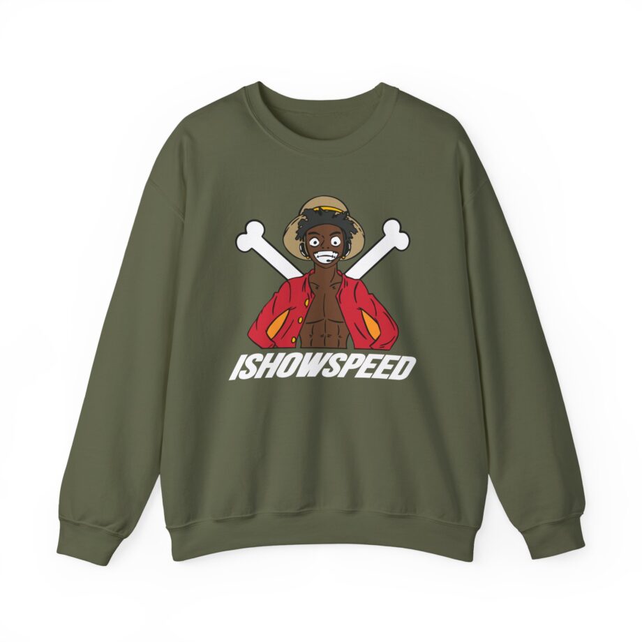 Luffy Ishowspeed Unisex Heavy Blend™ Crewneck Sweatshirt