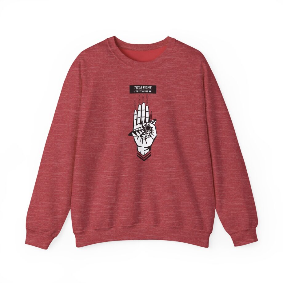 Title Fight Hyperview Hand Unisex Heavy Blend™ Crewneck Sweatshirt