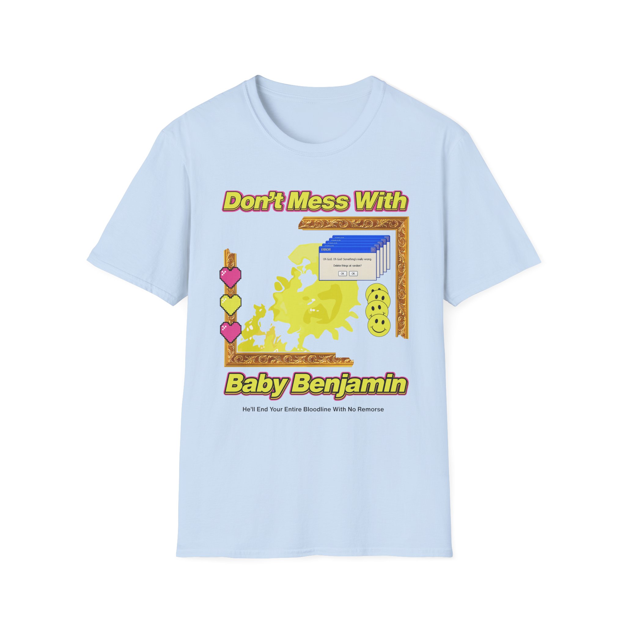 Garrett Watts Don't Mess With Baby Benjamin Unisex Softstyle T-Shirt