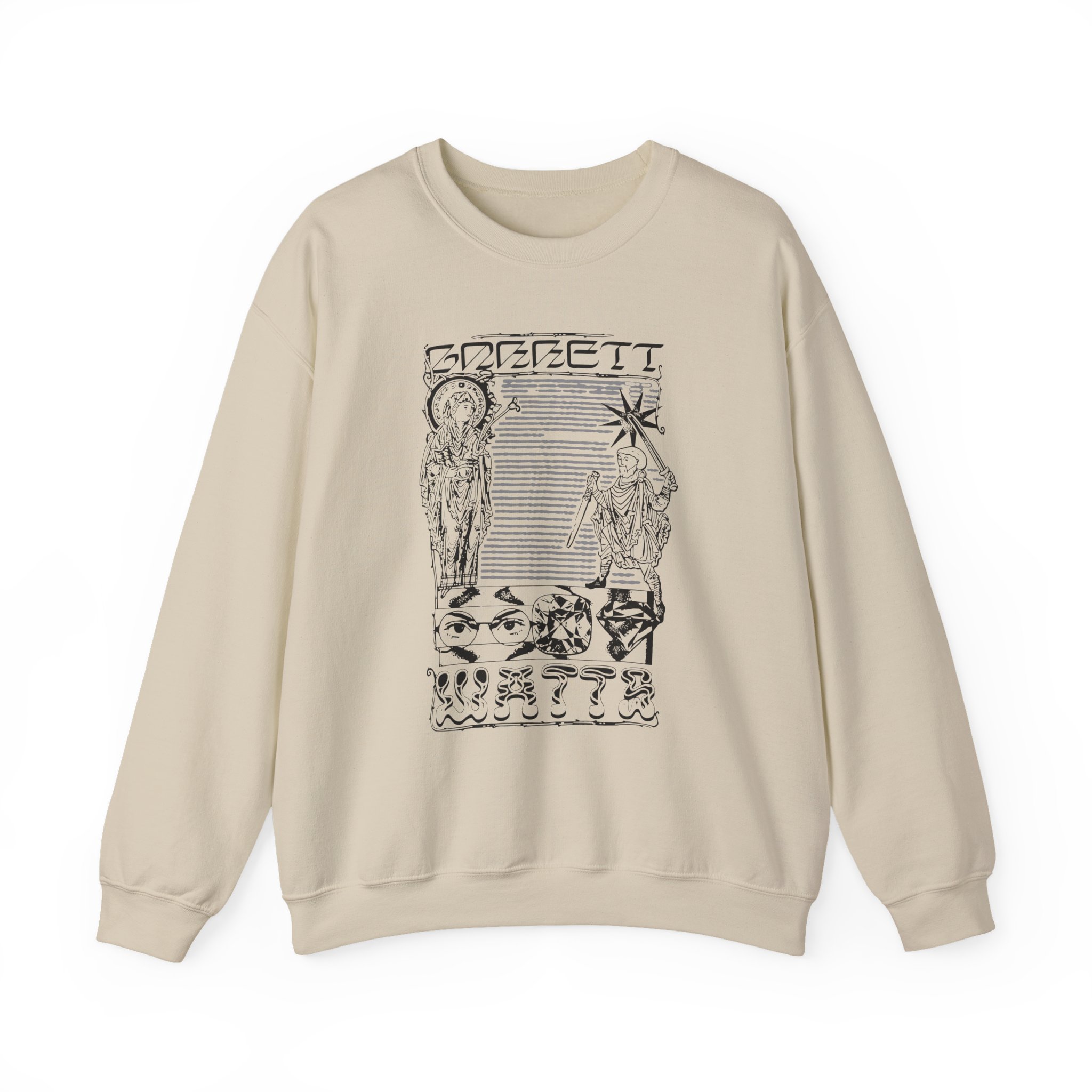 Garrett Watts the Secret  Heavy Blendâ„¢ Crewneck Sweatshirt