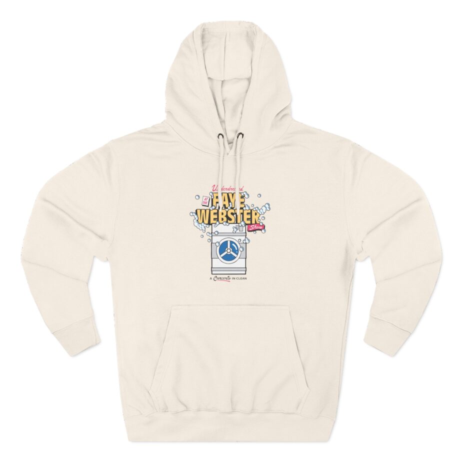 Faye Webster Laundrette  Three-Panel Fleece Hoodie