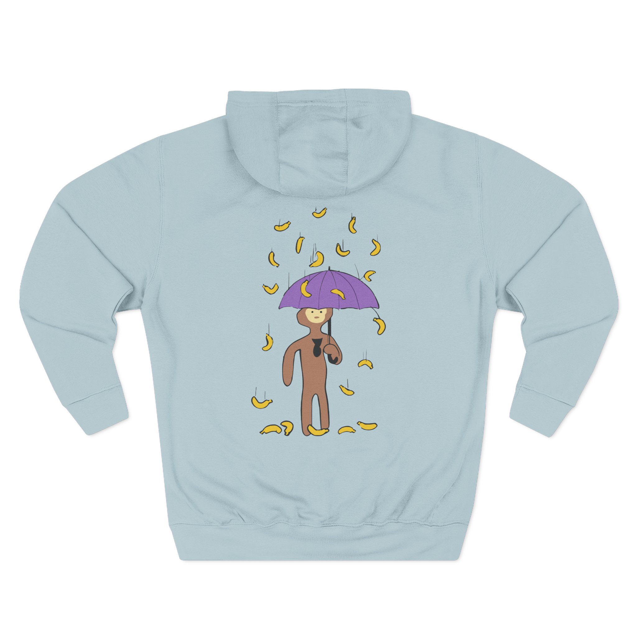 Spoonkid Raining Bananas Three-Panel Fleece Hoodie