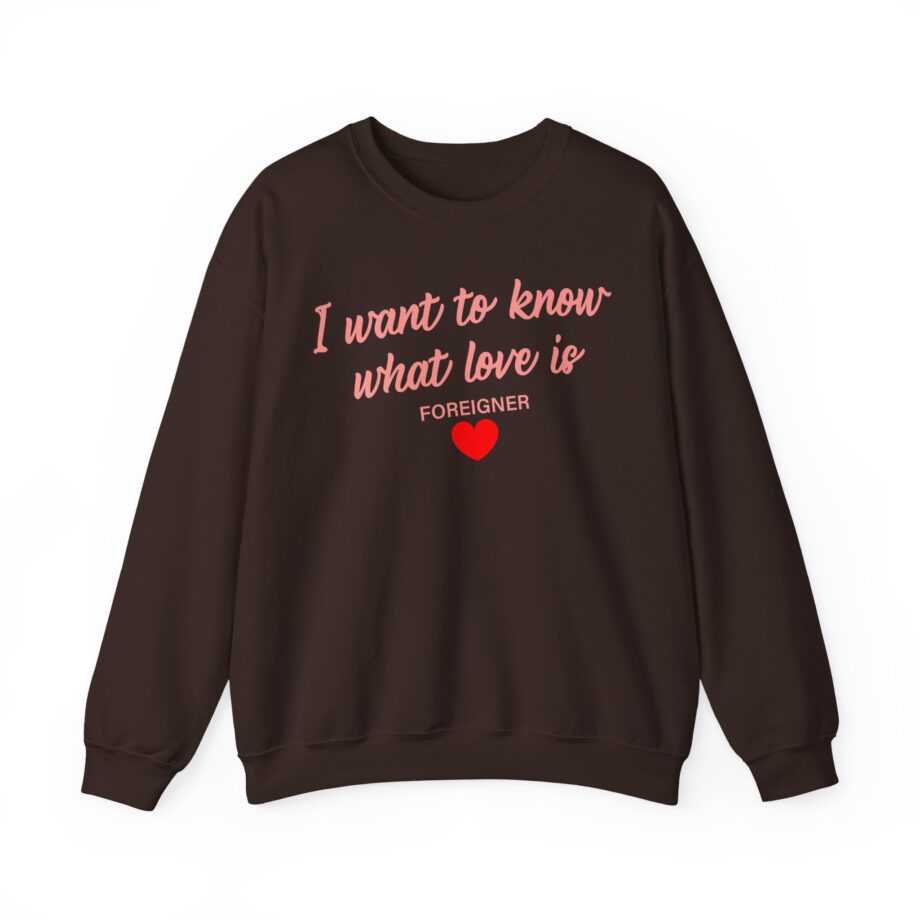 Foreigner I Want to Know What Love is Unisex Heavy Blend™ Crewneck Sweatshirt