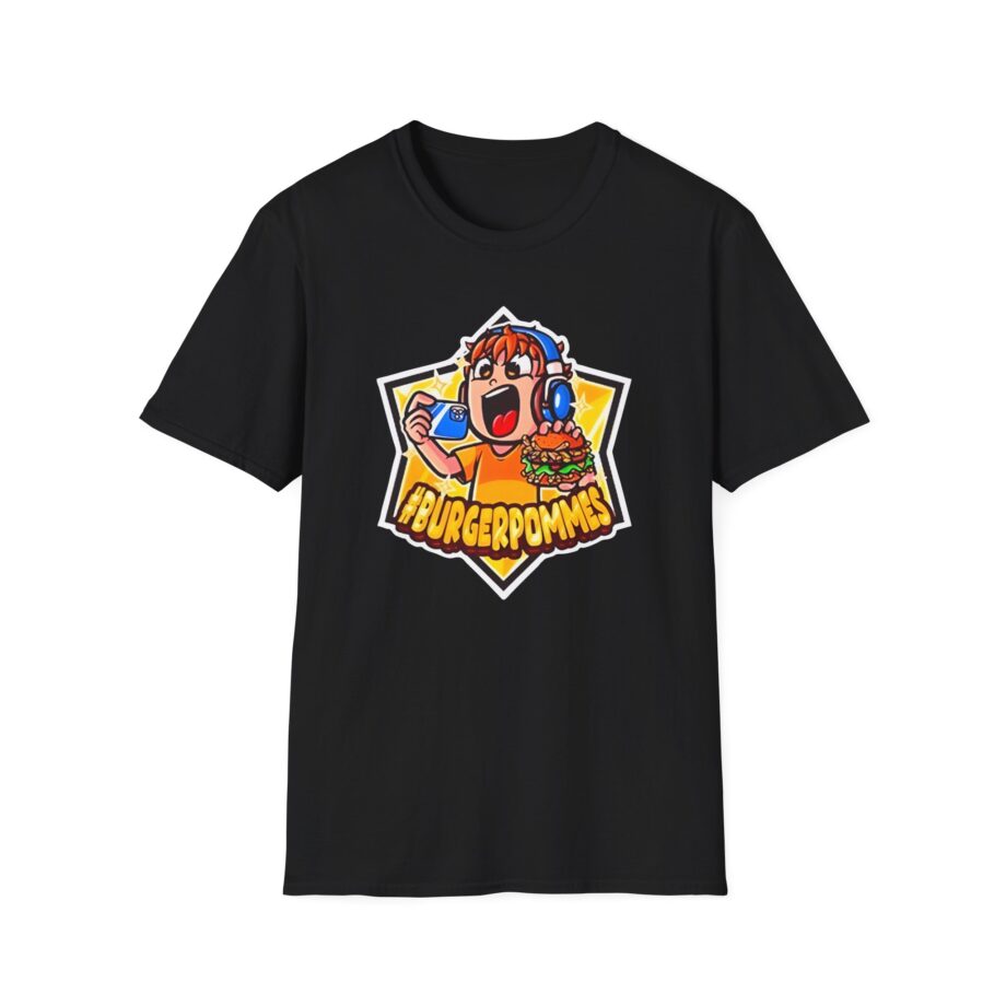 Burger Pommes Unisex Softstyle T-Shirt