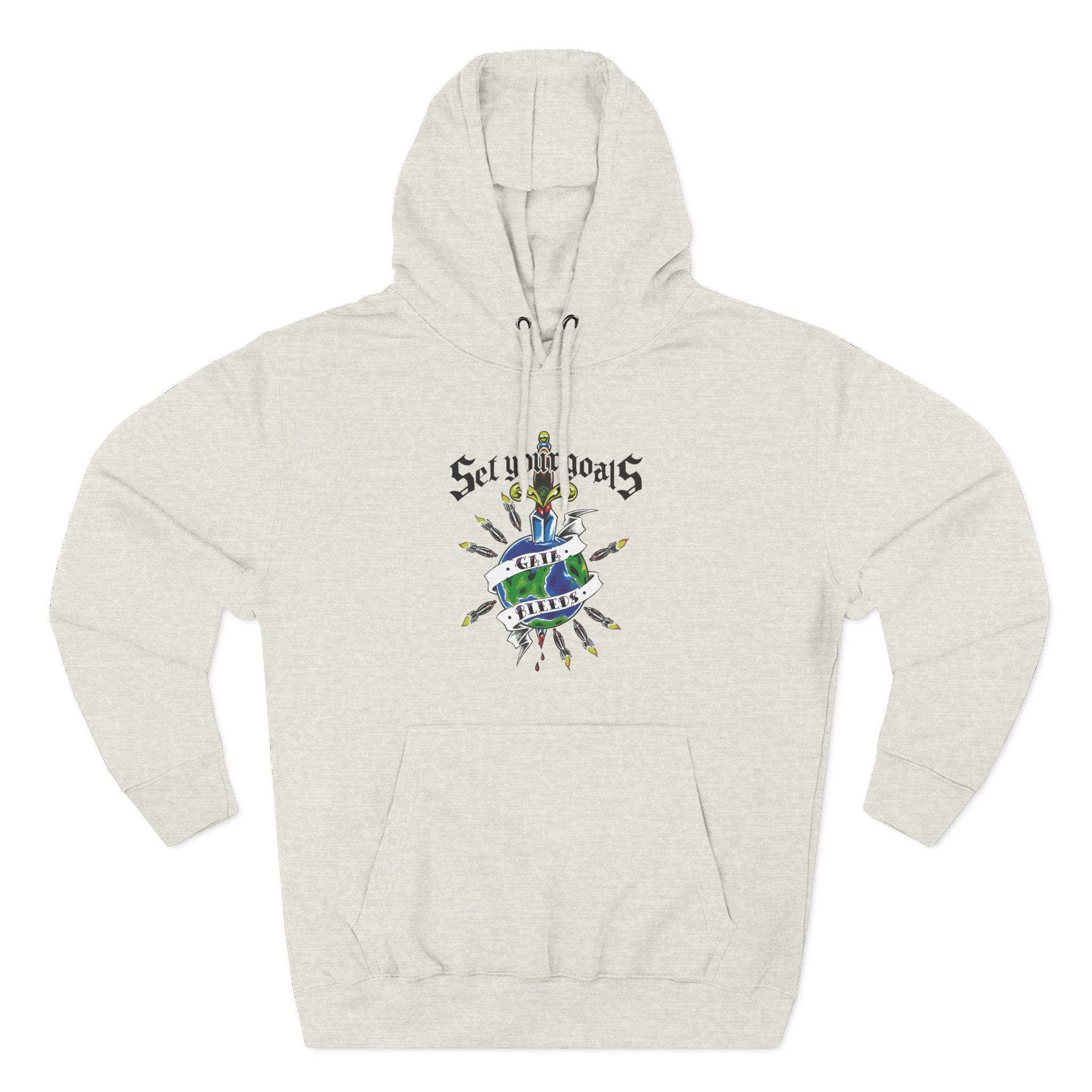 Set Your Goals Gaia Bleeds Three-Panel Fleece Hoodie