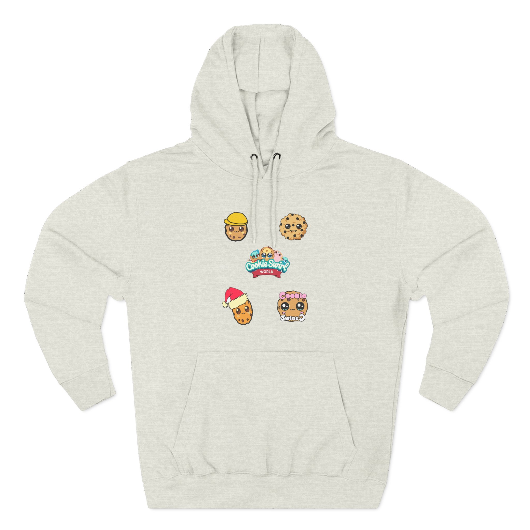 Cookieswirlc Three-Panel Fleece Hoodie