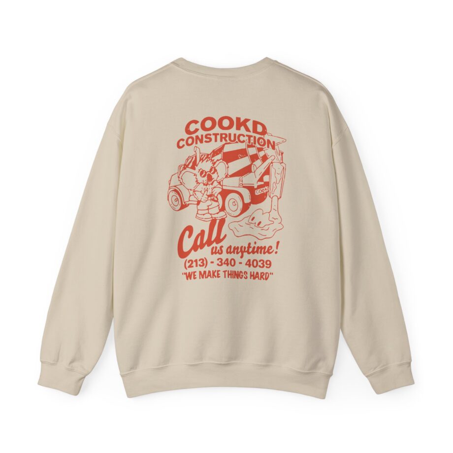 Cookd Construction Koala Unisex Heavy Blend™ Crewneck Sweatshirt