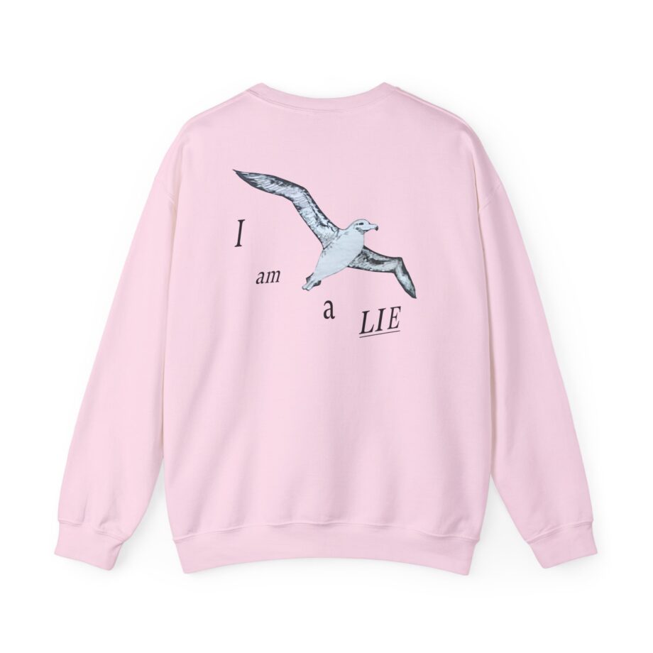Birds Arent Real I am a Lie Unisex Heavy Blend™ Crewneck Sweatshirt