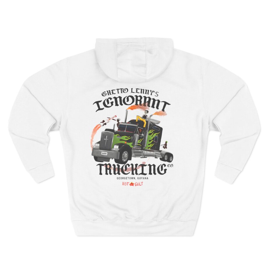 Saint Jhn Ghetto Lenny's Trucking Co. Three-Panel Fleece Hoodie