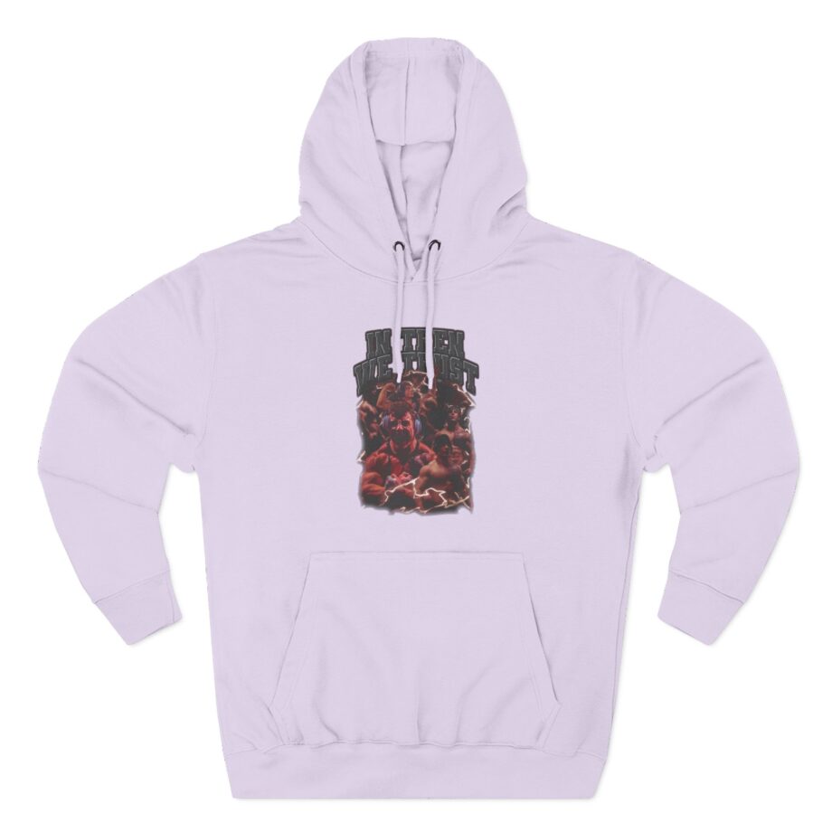 Tren Tech in Tren Twins We Trust Three-Panel Fleece Hoodie
