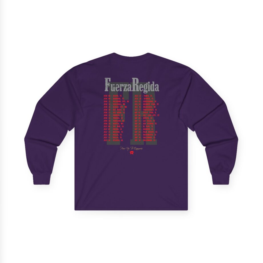 Fuerza Regida Band Tour Dates Unisex Ultra Cotton Long Sleeve Tee