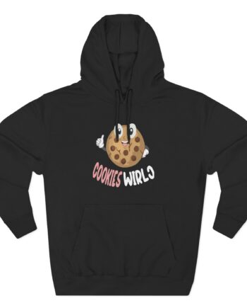 Cookieswirlc Three-Panel Fleece Hoodie