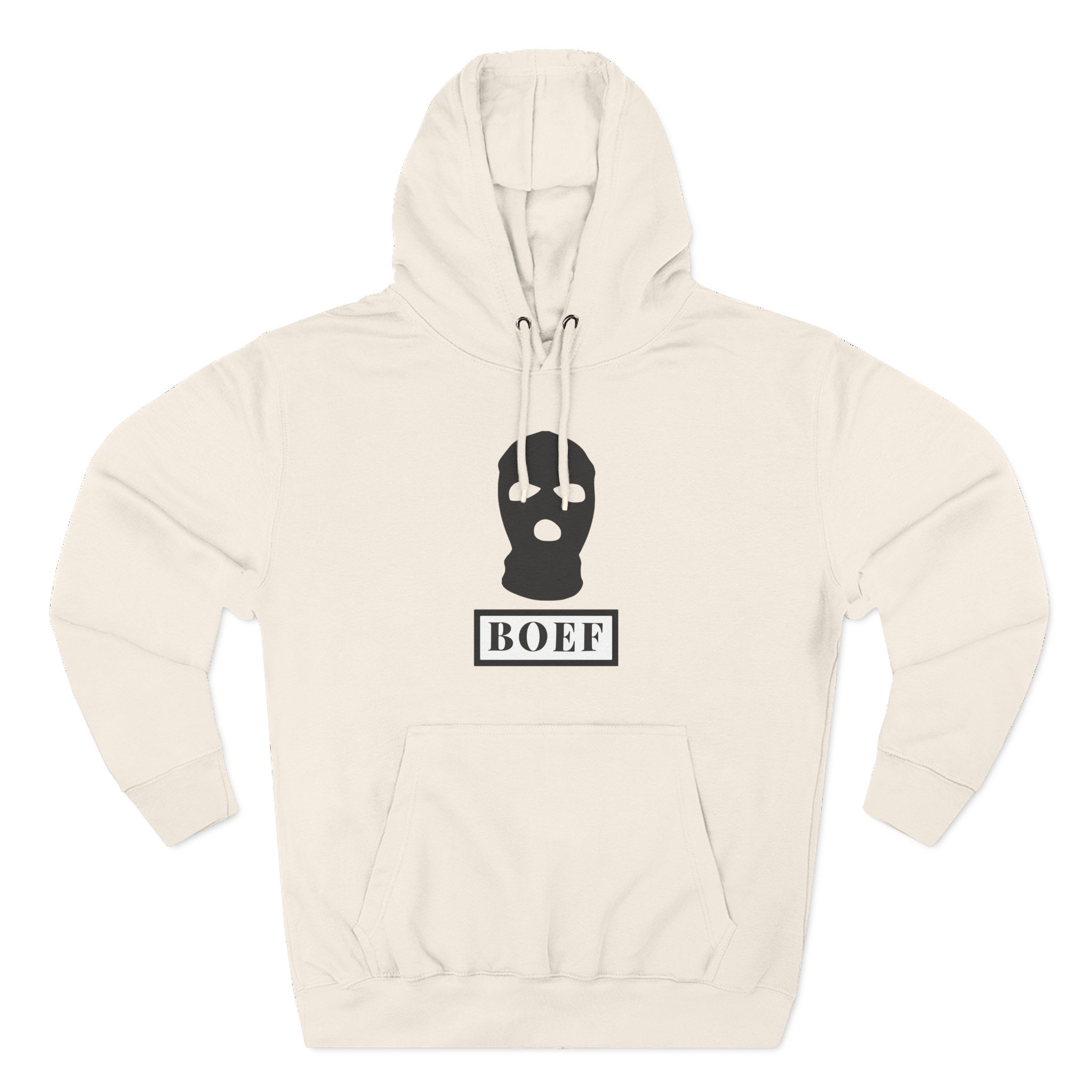 Boef Three-Panel Fleece Hoodie