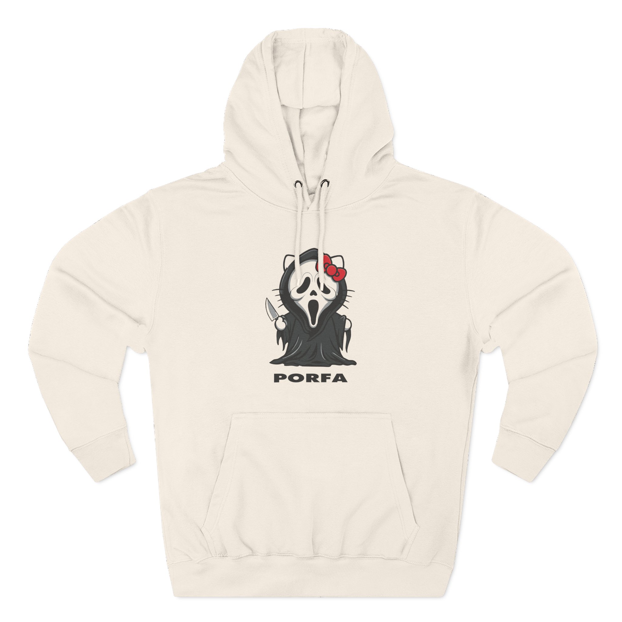 Porfa Scream Halloween Three-Panel Fleece Hoodie