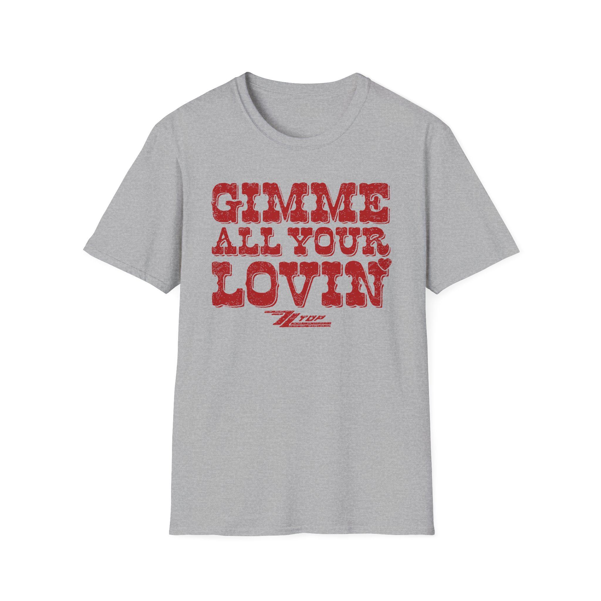 ZZ Top Valentine's Day Unisex Softstyle T-Shirt