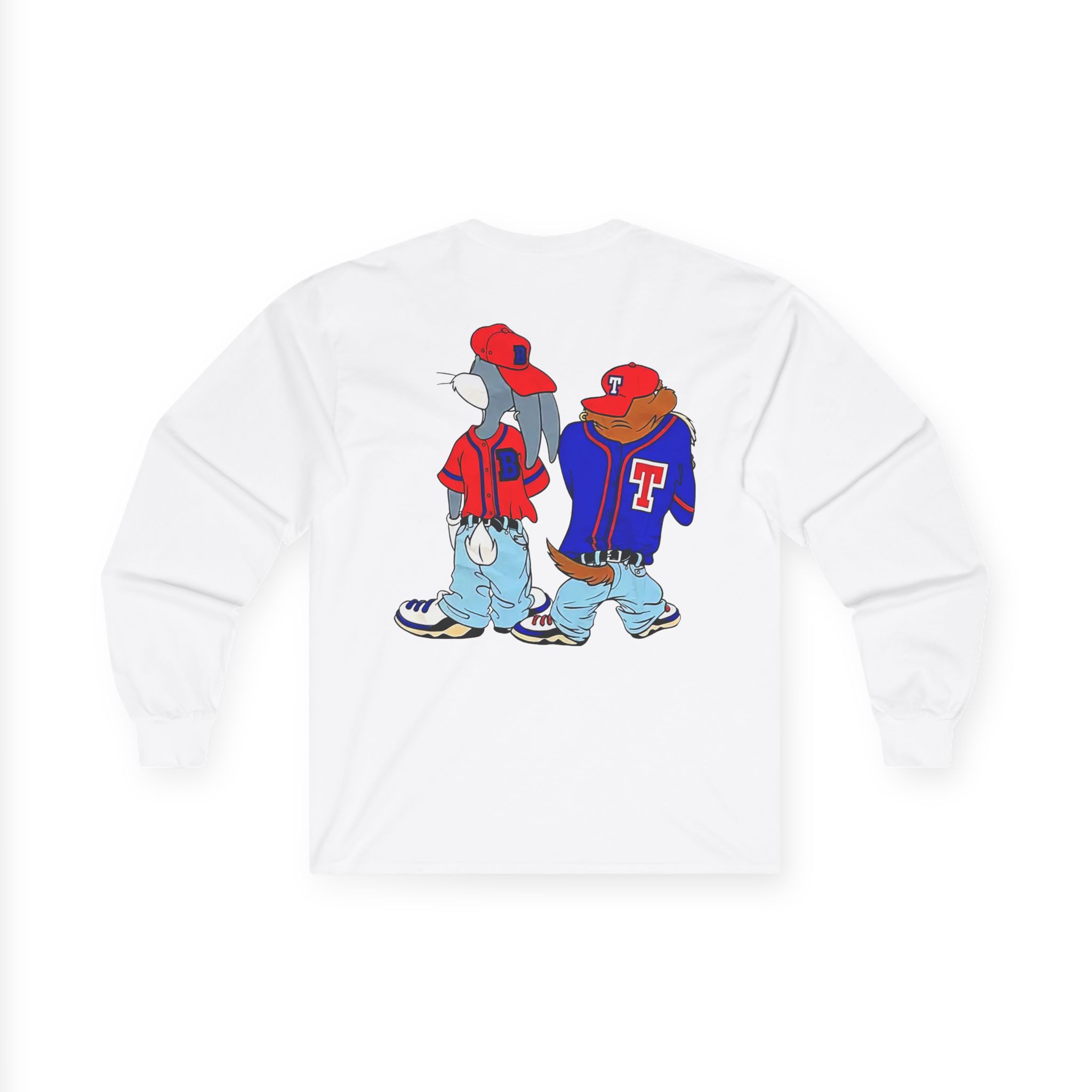 Vintage 90s Looney Tunes Bugs Taz Kris’s Kross Unisex Ultra Cotton Long Sleeve Tee