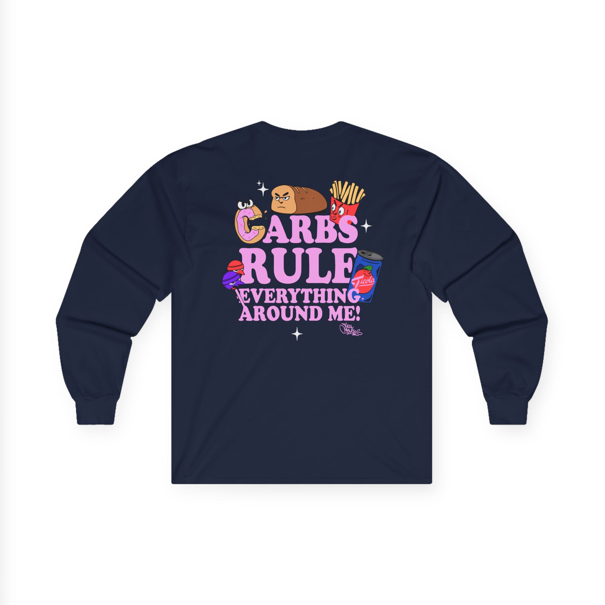 Method Man Carbs Rule Everything Around Me Unisex Ultra Cotton Long Sleeve Tee