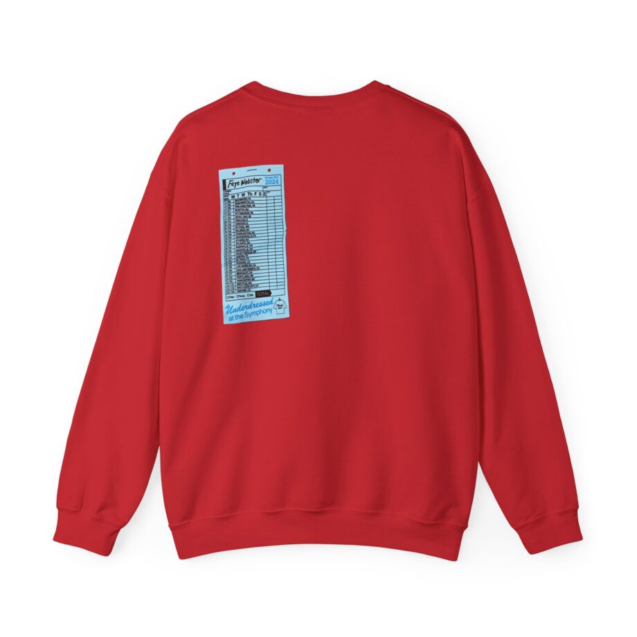 Faye Webster Underdressed at the Symphony 2024 Tour Unisex Heavy Blend™ Crewneck Sweatshirt