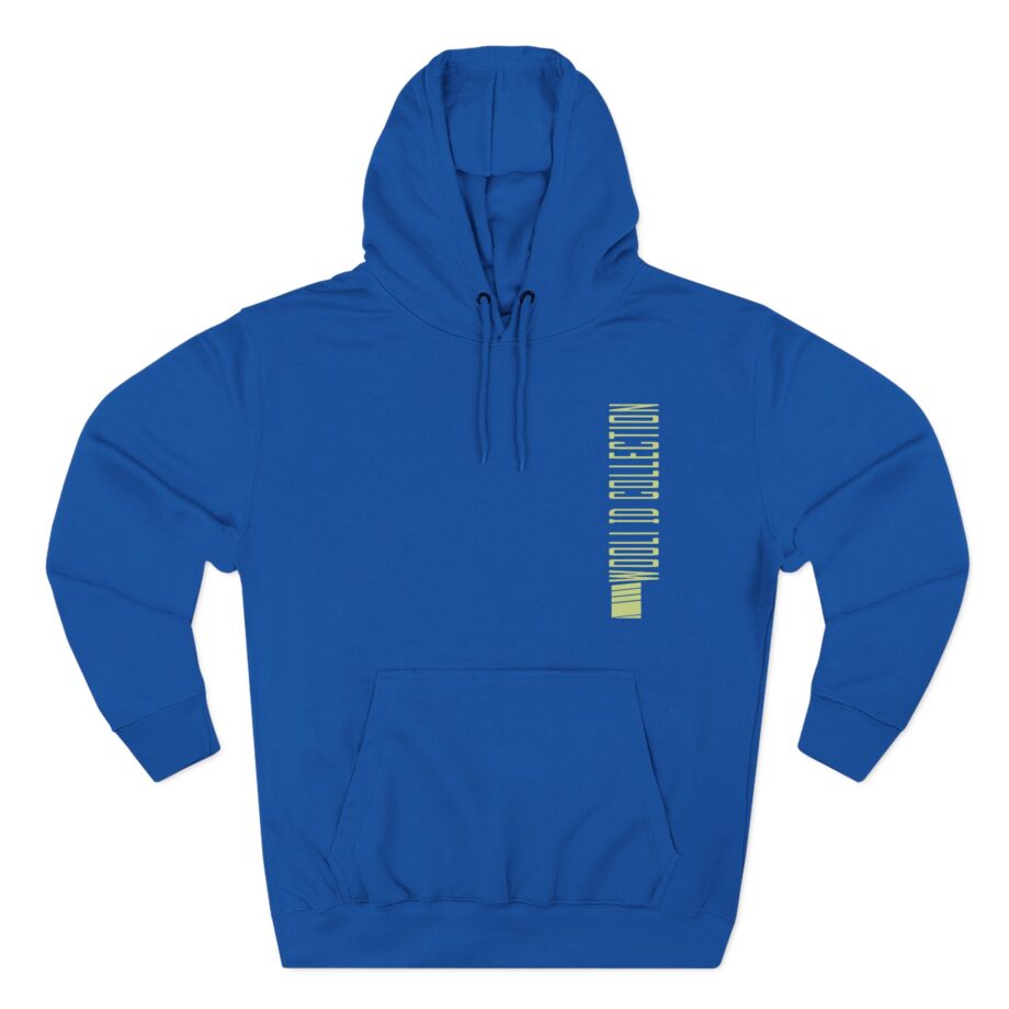 Wooli Logo Three-Panel Fleece Hoodie