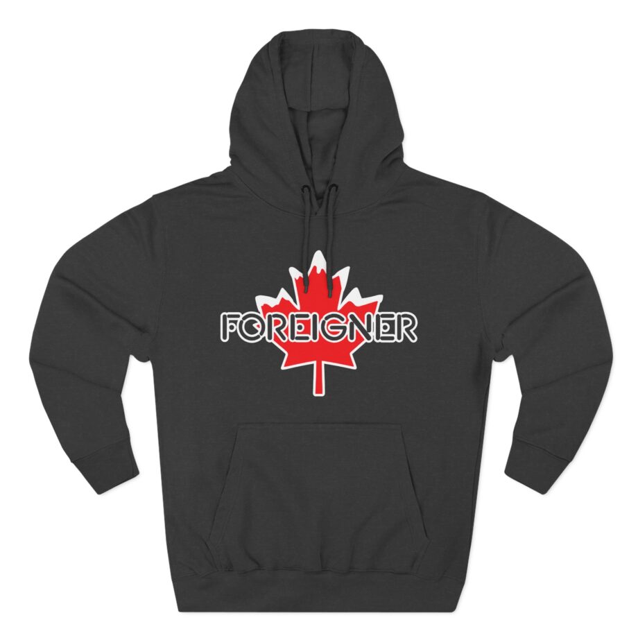 Foreigner Signed Three-Panel Fleece Hoodie