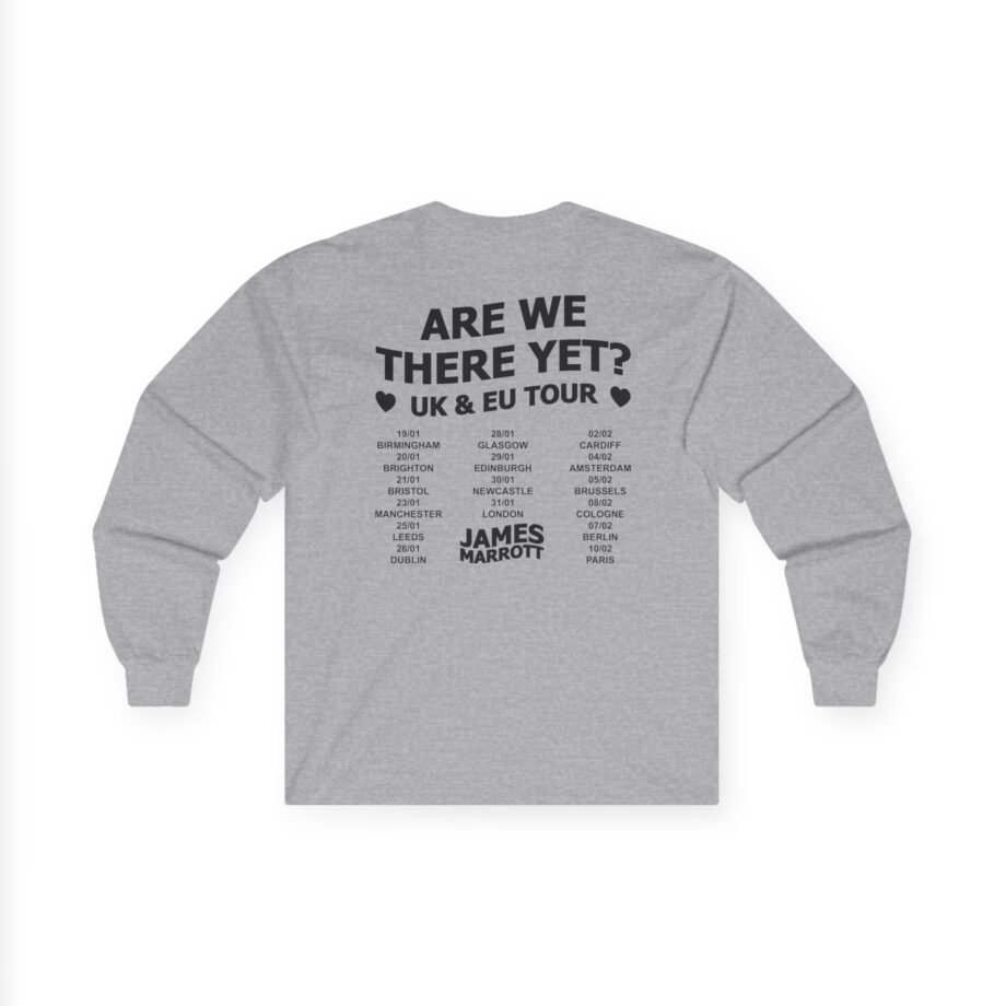 James Marriott 2024 Tour Logo Unisex Ultra Cotton Long Sleeve Tee