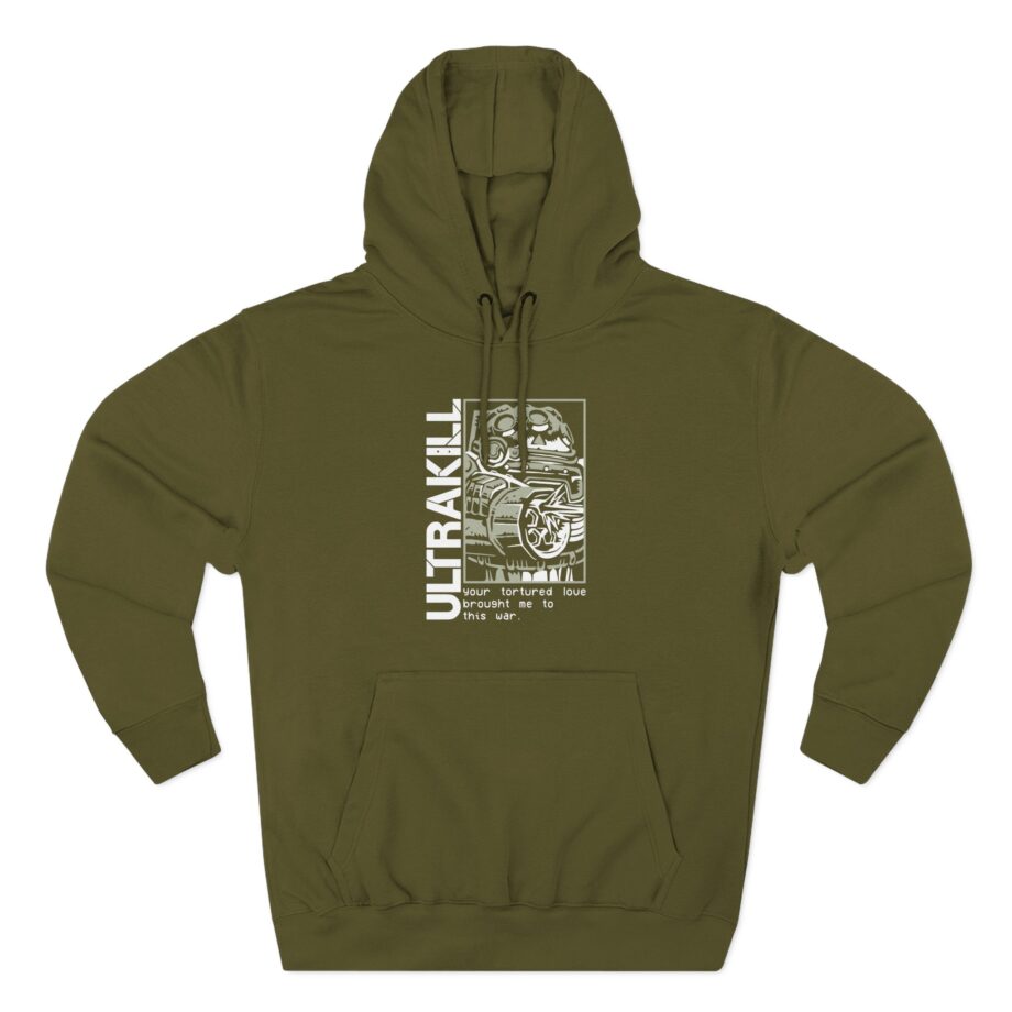 Ultrakill Gutterman Three-Panel Fleece Hoodie
