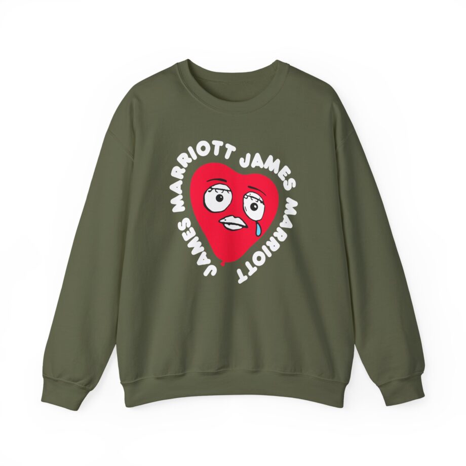 James Marriott Are We There Yet Heart Unisex Heavy Blend™ Crewneck Sweatshirt