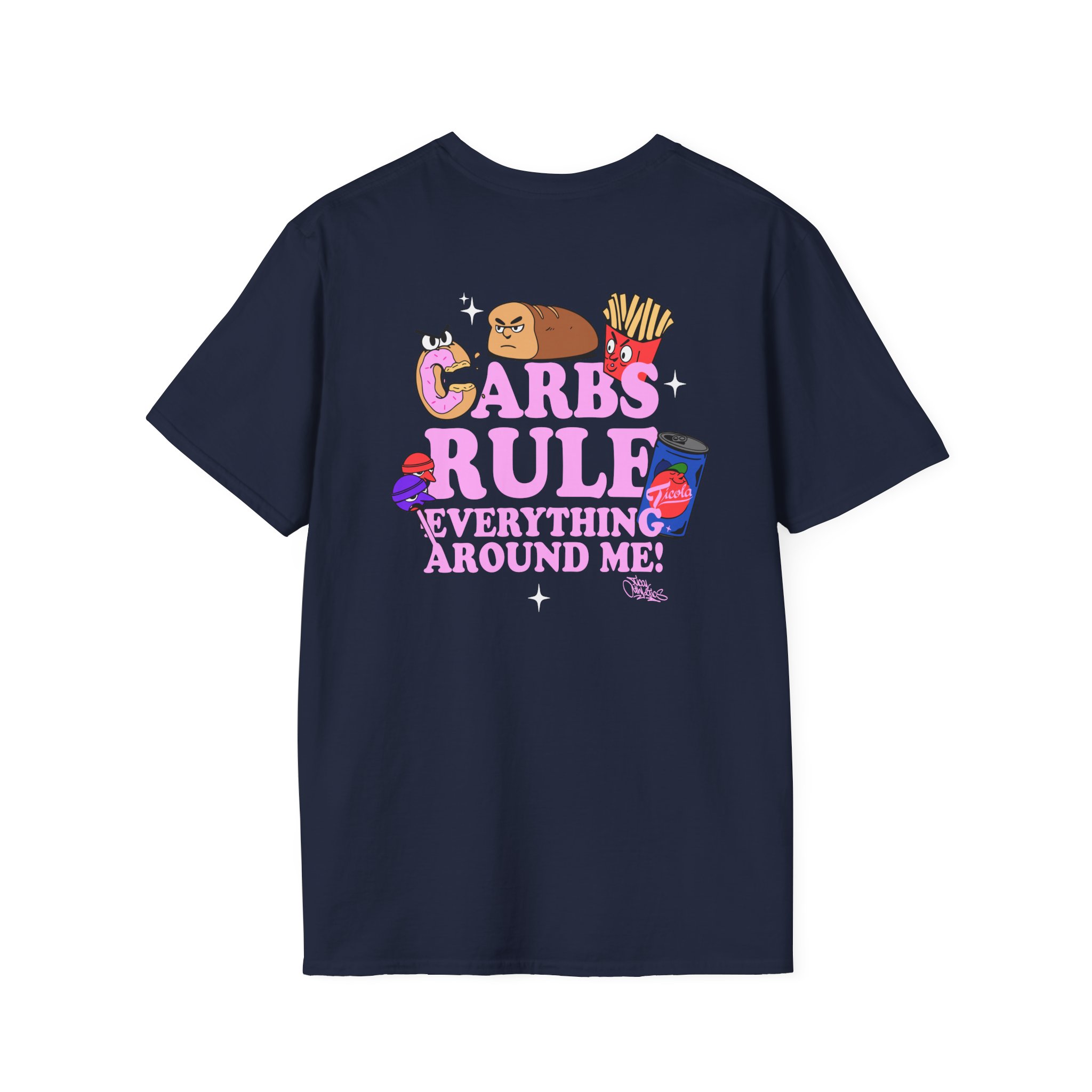 Method Man Carbs Rule Everything Around Me Unisex Softstyle T-Shirt