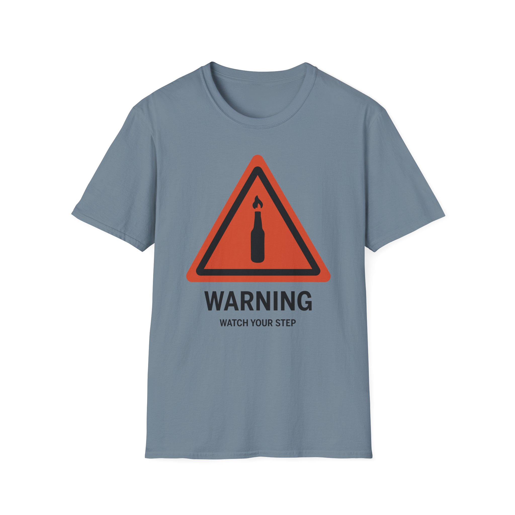 Summit1g Warning Watch Your Step Unisex Softstyle T-Shirt