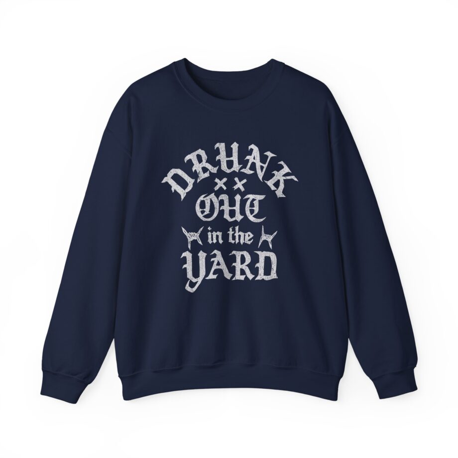 Hardy Drunk Out in the Yard Unisex Heavy Blend™ Crewneck Sweatshirt