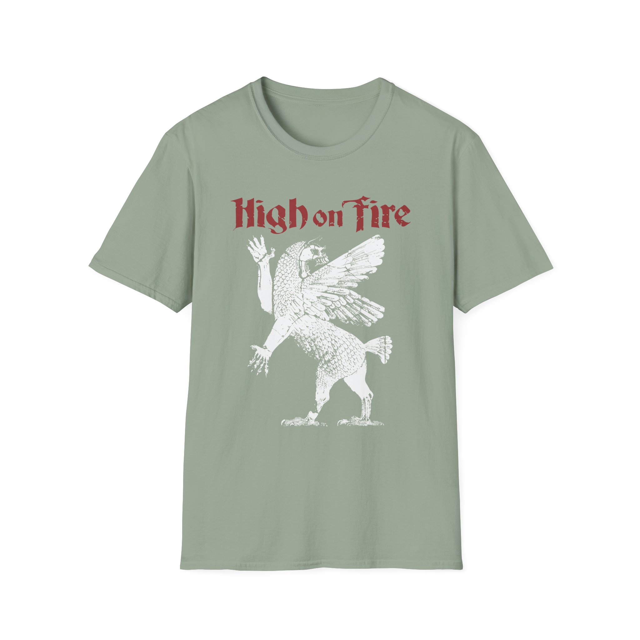 High on Fire Gryphon Unisex Softstyle T-Shirt