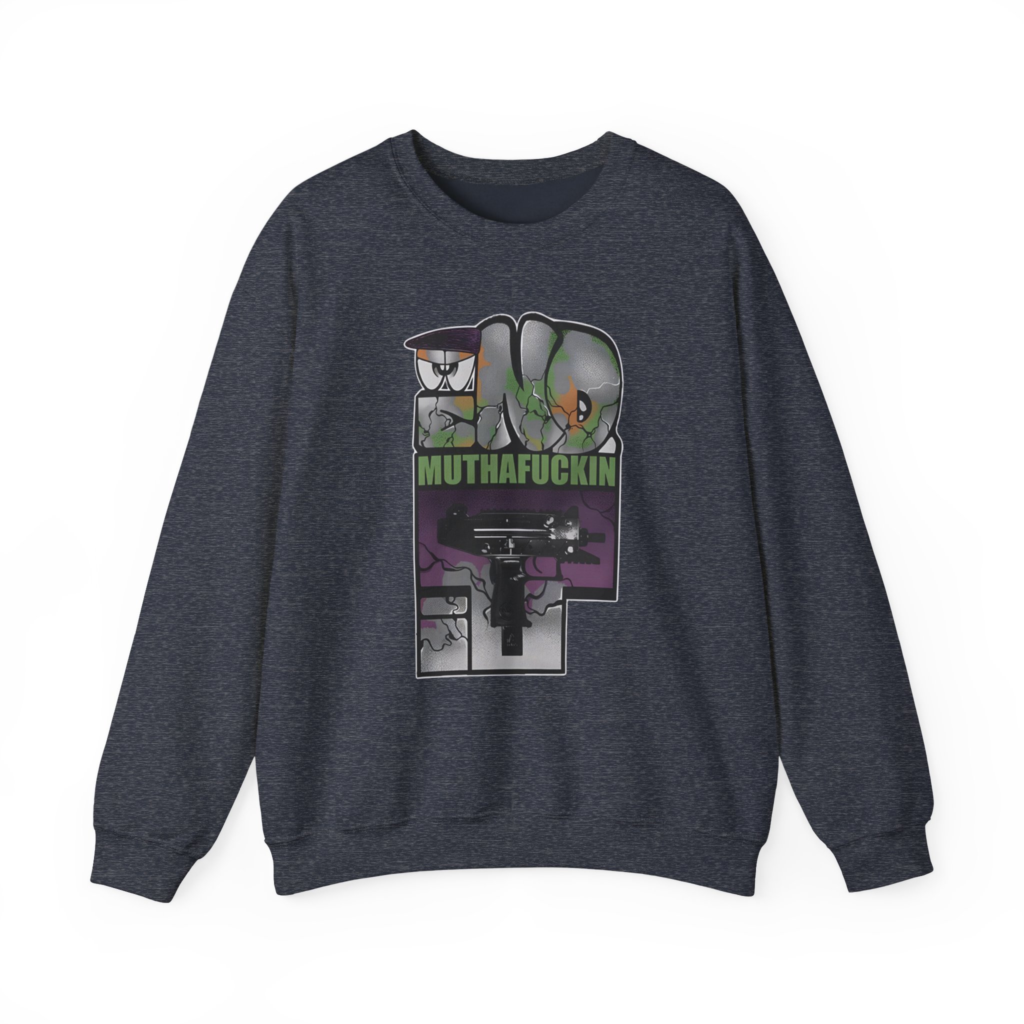 End It Muthafuckin Unisex Heavy Blend Crewneck Sweatshirt