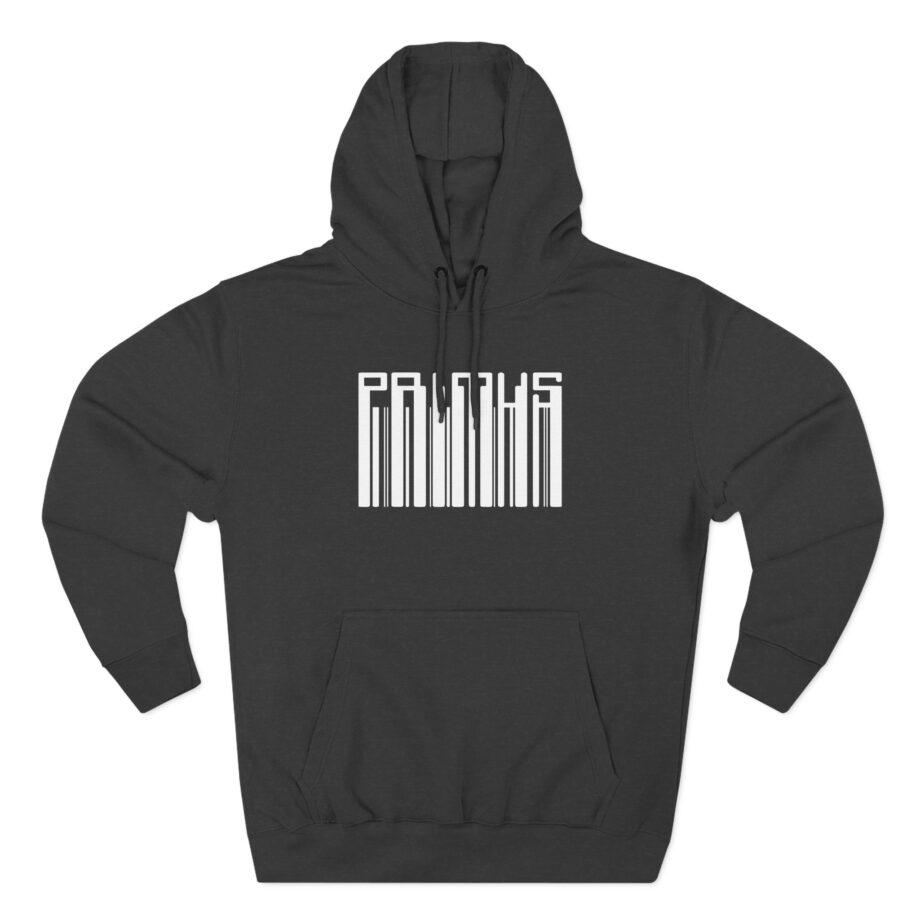 Primus Black Barcode Three-Panel Fleece Hoodie