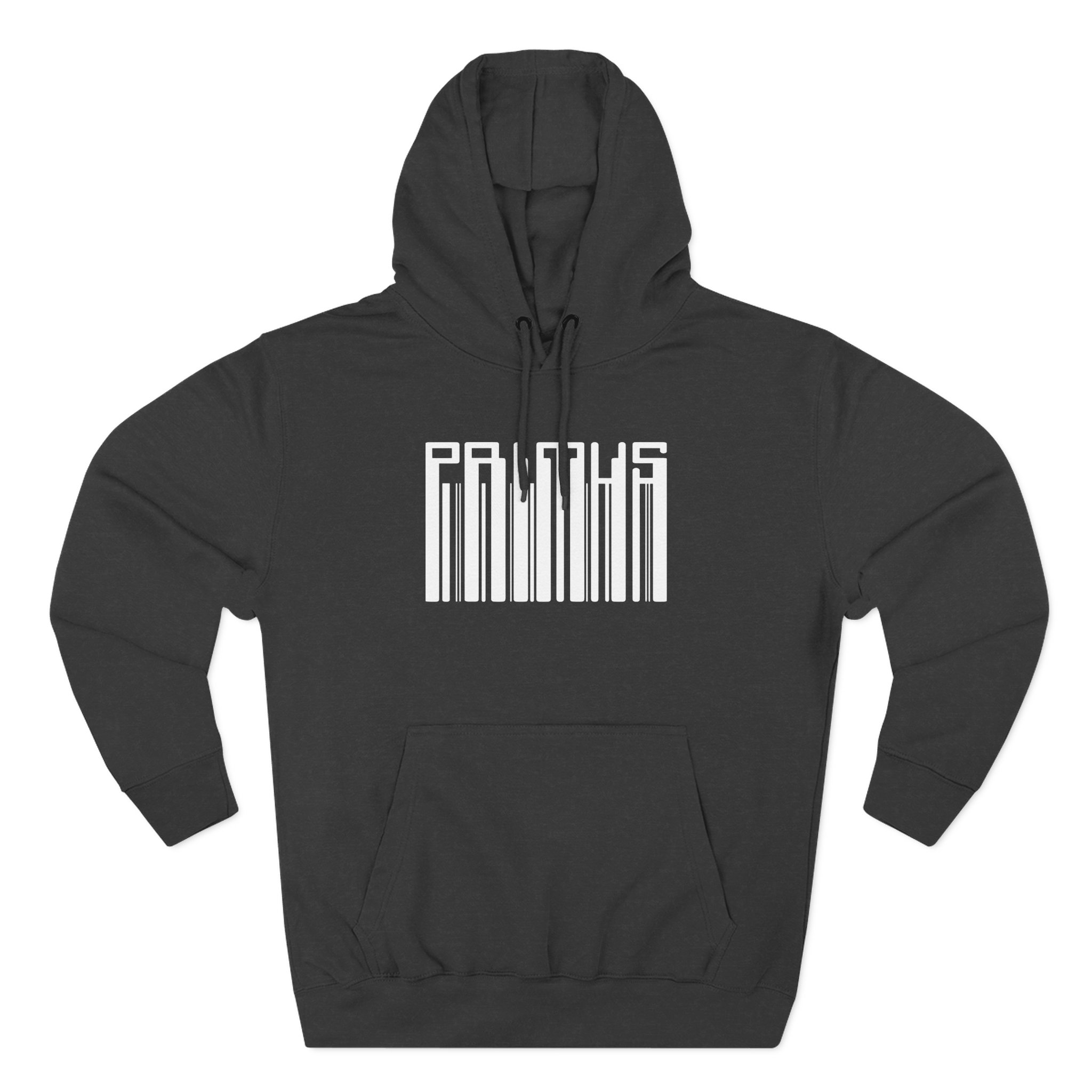 Primus Black Barcode Three-Panel Fleece Hoodie
