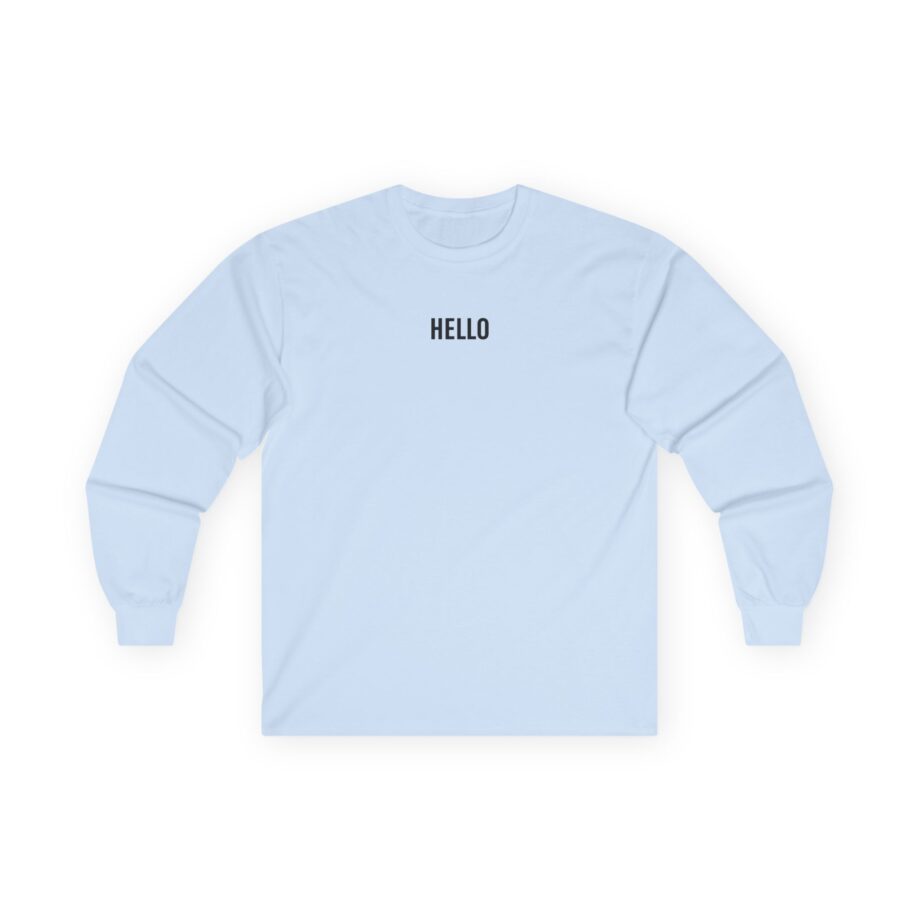 Adele Hallo Unisex Ultra Cotton Long Sleeve Tee