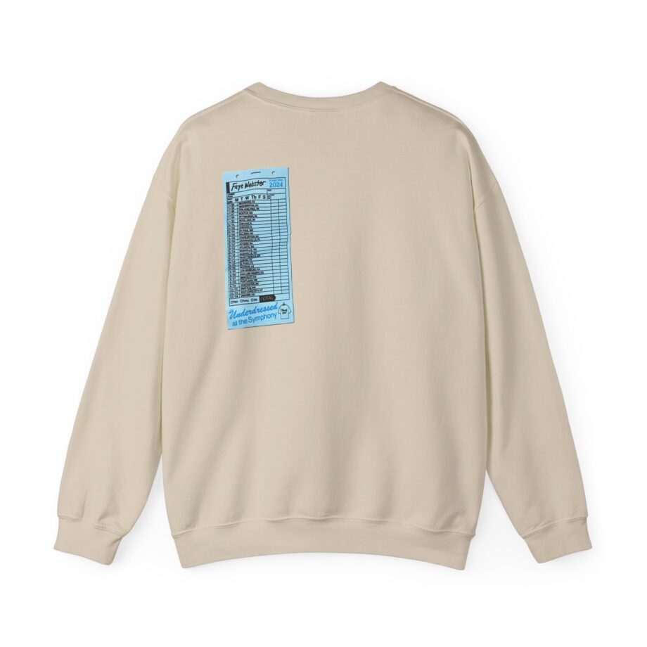 Faye Webster Underdressed at the Symphony 2024 Tour Unisex Heavy Blend™ Crewneck Sweatshirt