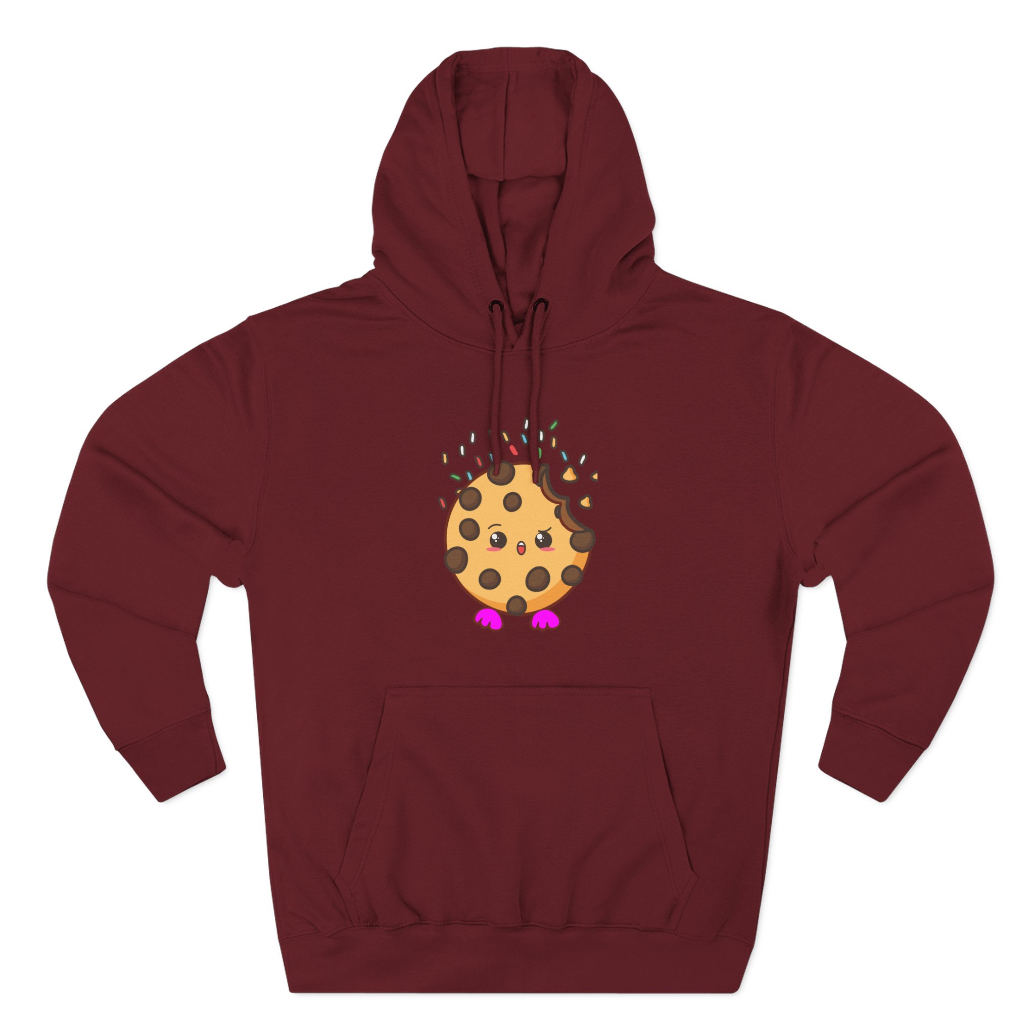 Cookieswirlc Three-Panel Fleece Hoodie