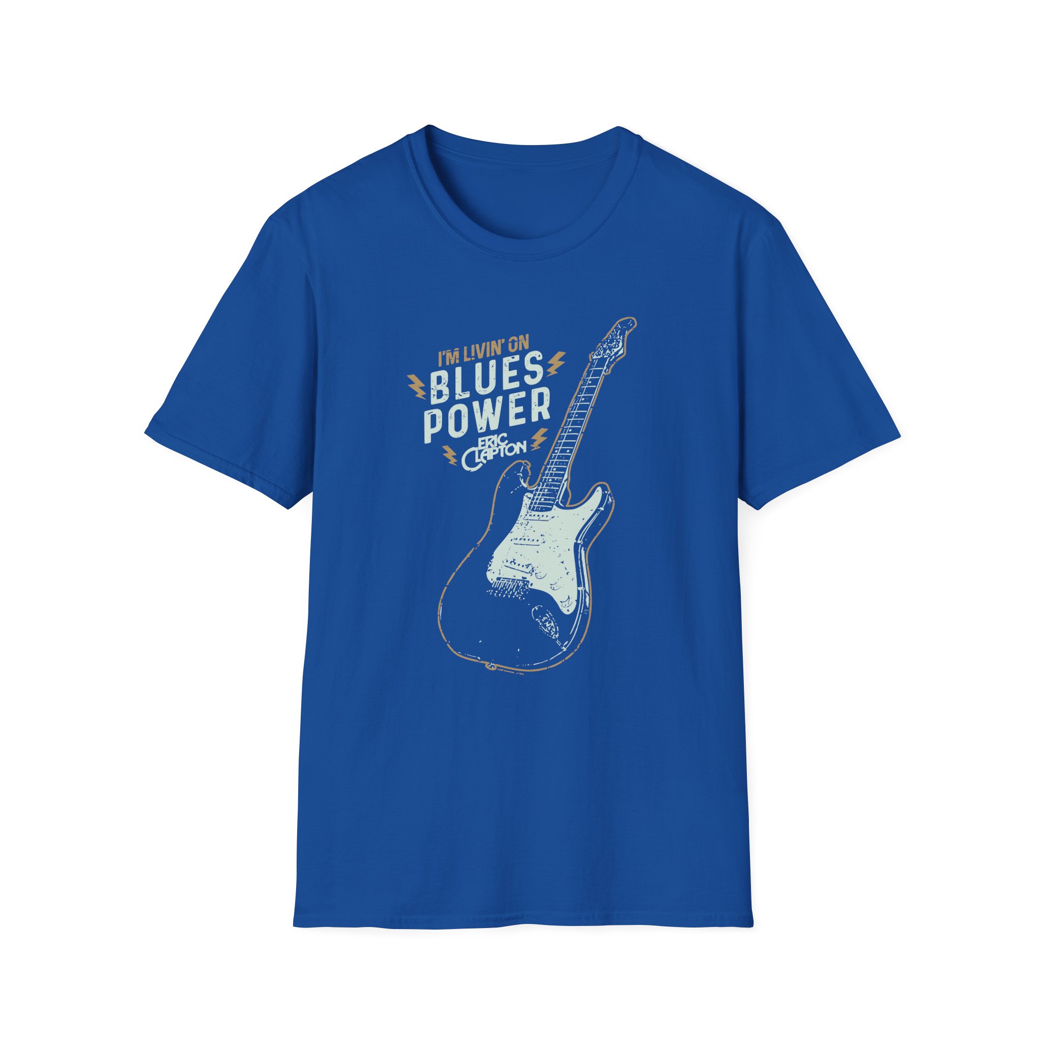 Eric Clapton Livin on Blues Power Unisex Softstyle T-Shirt
