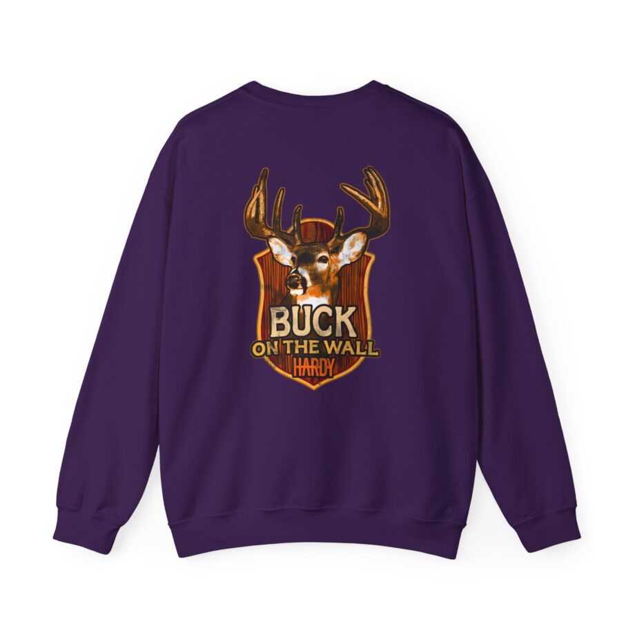 Hardy Buck on the Wall Unisex Heavy Blend™ Crewneck Sweatshirt