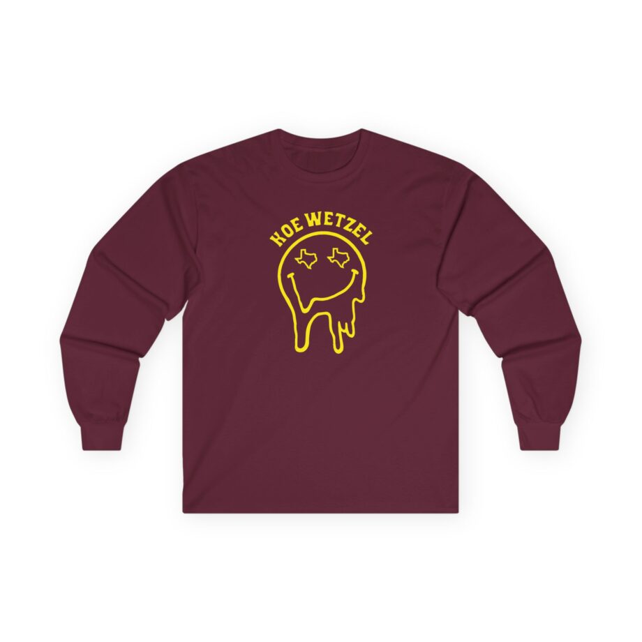 Koe Wetzel Drippy Smiley Unisex Ultra Cotton Long Sleeve Tee