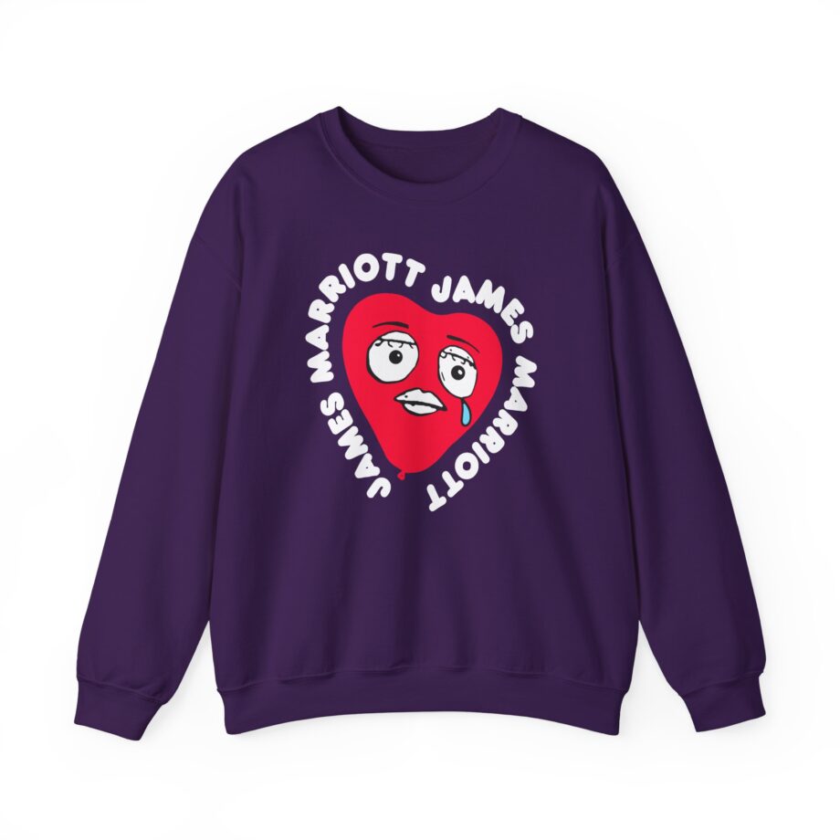 James Marriott Are We There Yet Heart Unisex Heavy Blend™ Crewneck Sweatshirt