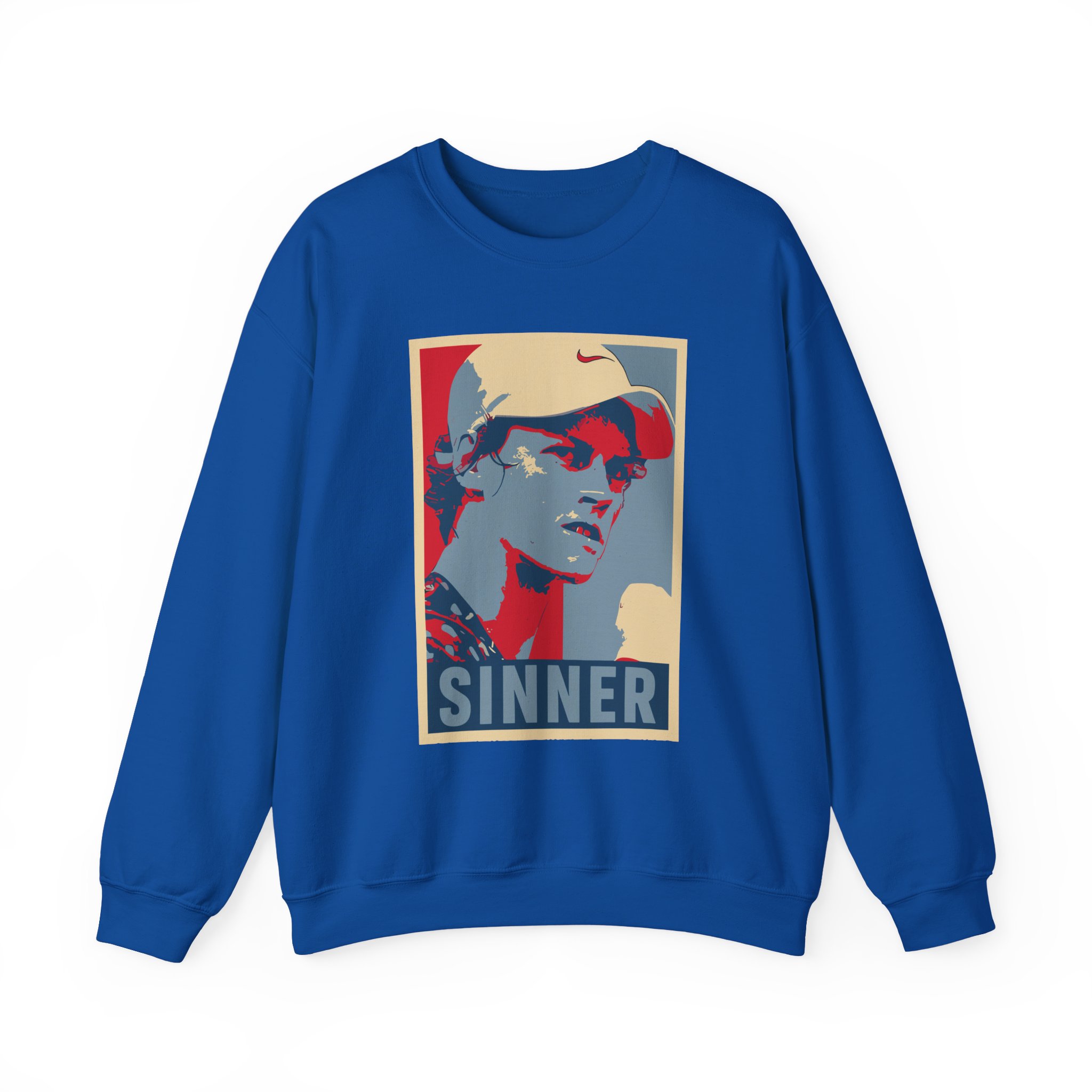 Jannik Sinner Unisex Heavy Blendâ„¢ Crewneck Sweatshirt