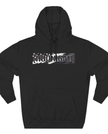 Ken Block Hoonigan Stars & Stripes Censor Bar Three-Panel Fleece Hoodie