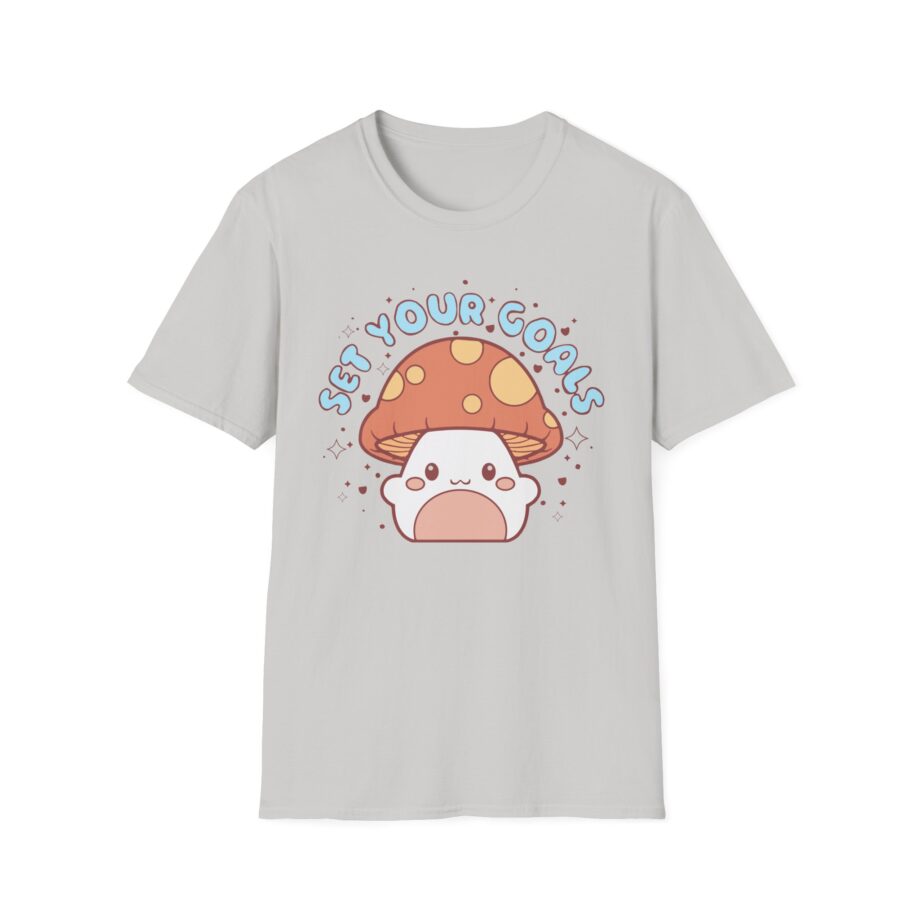 Set Your Goals Shroom Unisex Softstyle T-Shirt
