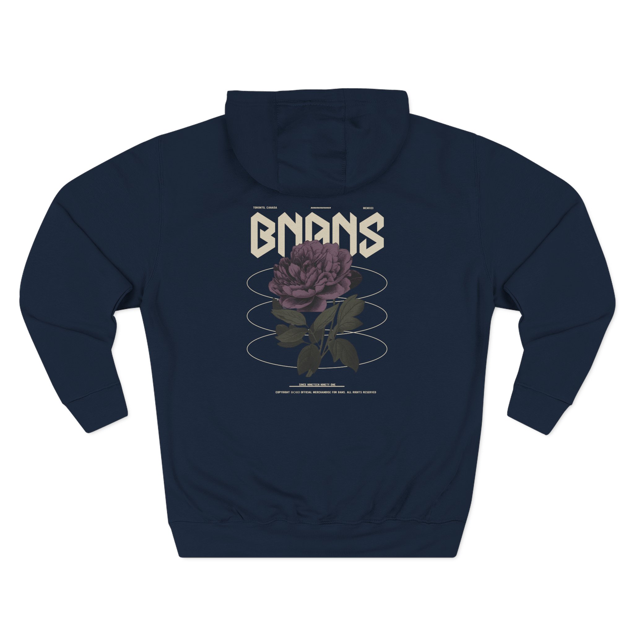 Shroud Into The Wild Bnans Three-Panel Fleece Hoodie